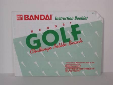 Bandai Golf: Challenge Pebble Beach - NES Manual